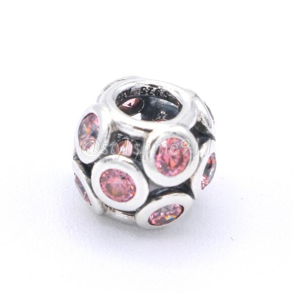 Authentic PANDORA Whimsical Lights Pink Charm - Picture 7 of 10
